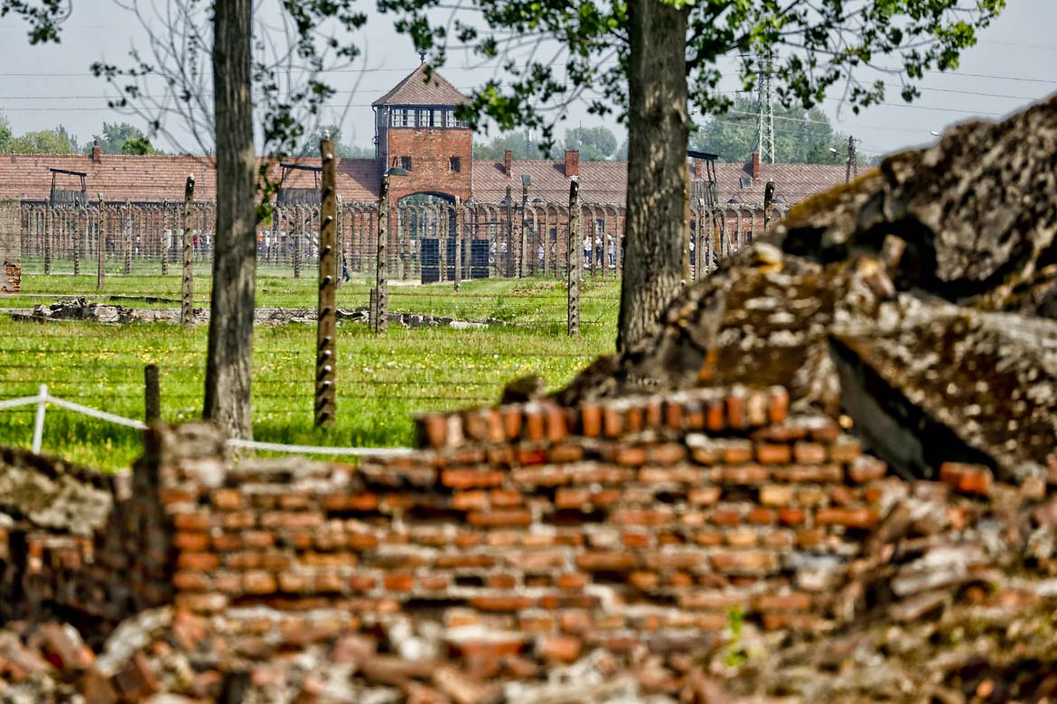 Het voormalige concentratiekamp van Auschwitz-Birkenau